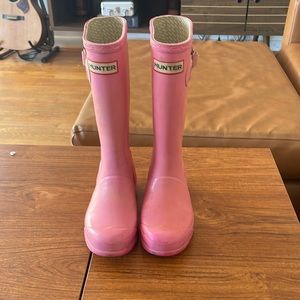 Kids Hunter boots. Size 1m/2f great condition